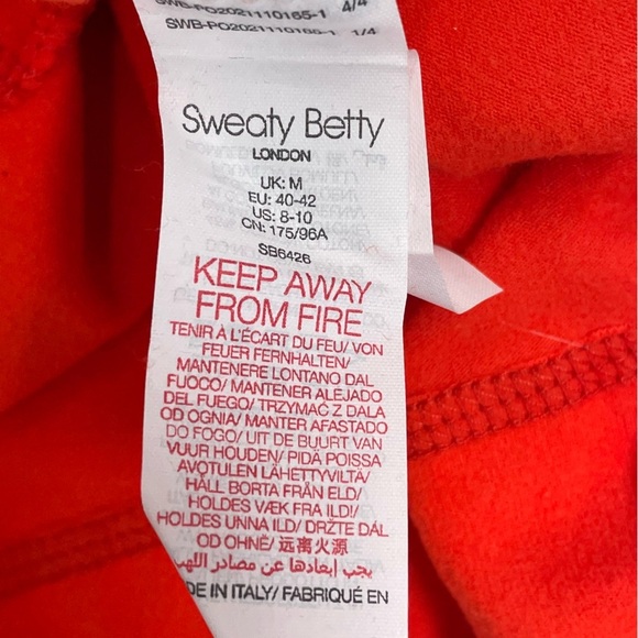 NWT Sweaty Betty Escape Luxe Fleece Hoodie Size M - Picture 7 of 8